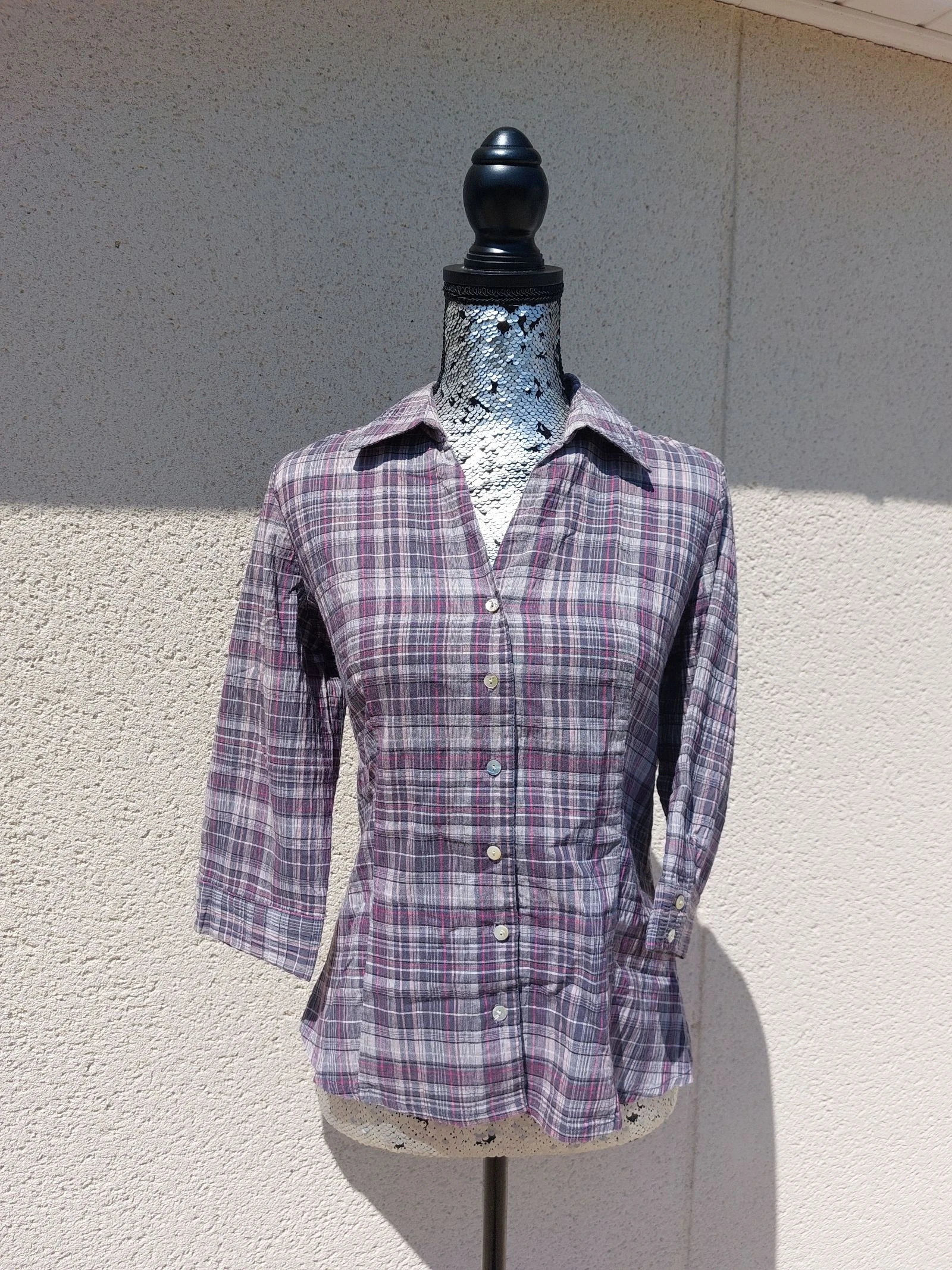 Chemisier manches 3/4 taille 38